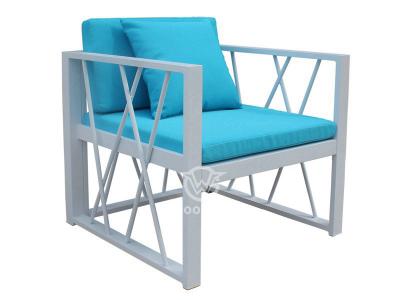 Platz sparen Knock Down Design Aluminium Rahmen Sofa Set