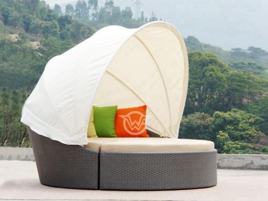 2 In 1 Outdoor Rattan Daybed