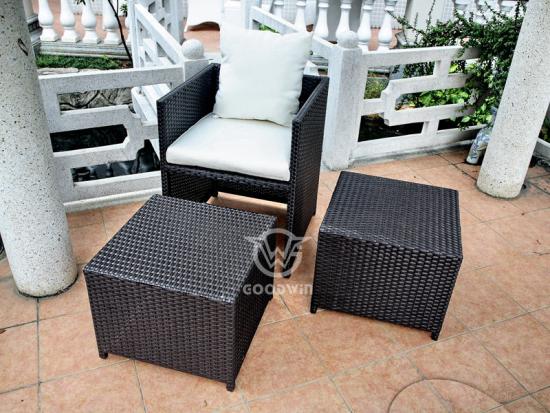 Synthetic Rattan Cube Dining Set