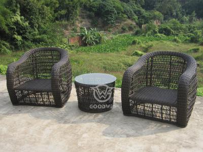 Gartenmöbel Metallrahmen Wicker Rattan-Sofa-Set