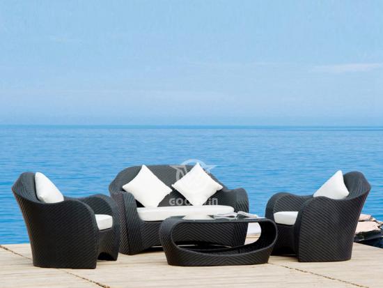UV Resistant Wicker Sofa Set