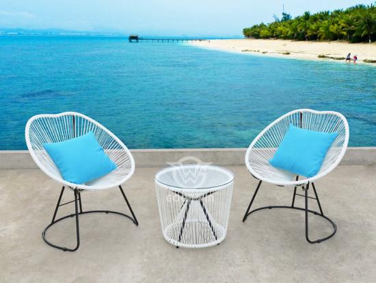 Rattan Balcony Leisure Chairs Set