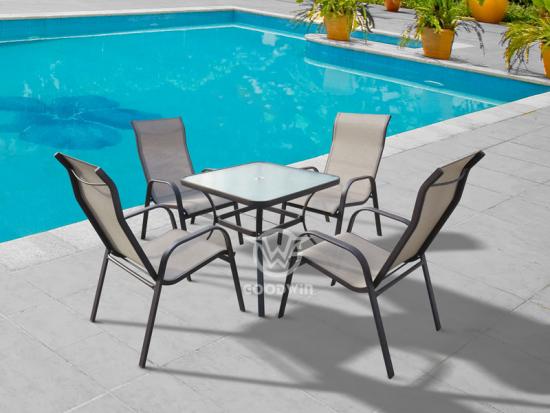 Hotel Square Dining Table Set