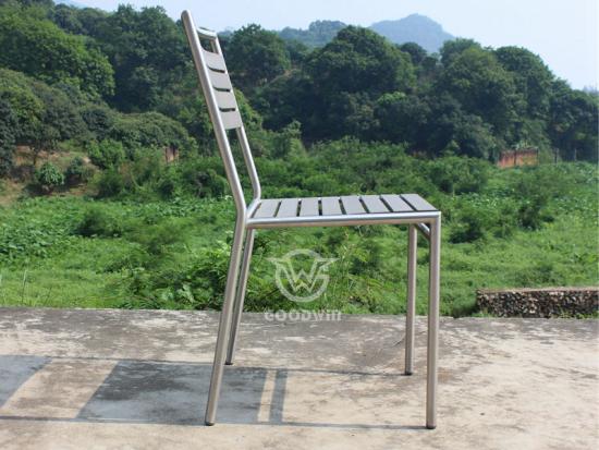 Stainless Steel Frame Dining Set Outdoor