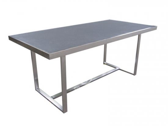 Stainless Steel Frame Dining Table Patio