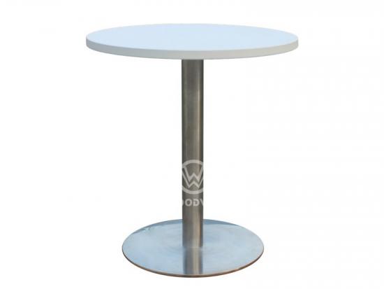Outdoor Round Metal Frame Table