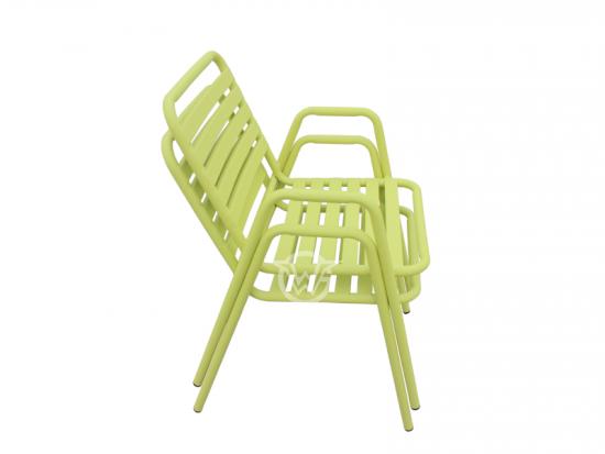 Colorful Outdoor Aluminum Frame Chair