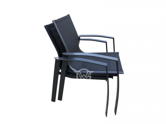 Stack-able Outdoor Textilene Dining Chair
