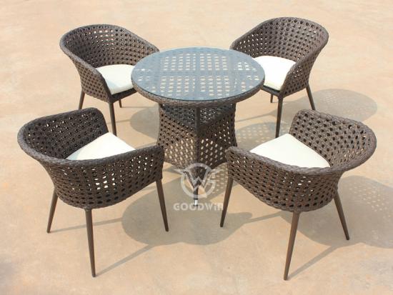 All Weather Synthetic Rattan Dining Set