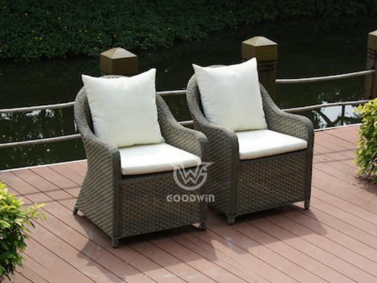 Wicker Rattan Dining Set For Outdoor