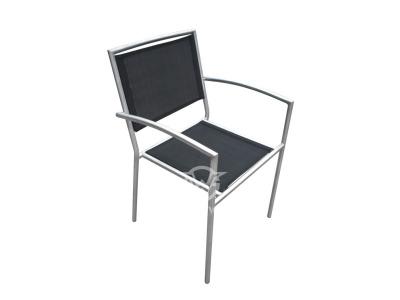 Stack-able Outdoor Textilene Dining Armchair