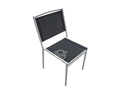 Garden Furniture Textilene Fabric Dining Chair