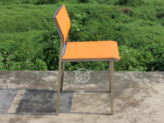 Stack-able Outdoor Textilene Dining Side Chair