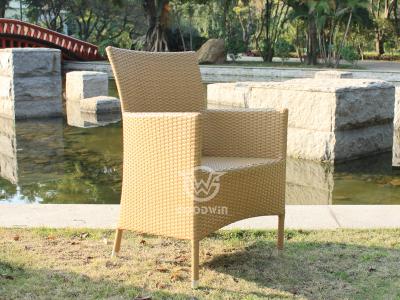 3-teiliges Gartenmöbel-Set aus handgewebtem synthetischem Rattan