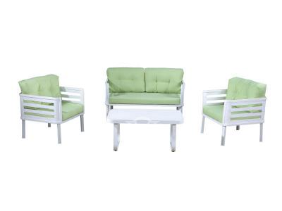 Comfortable Patio Furniture Aluminum Frame Sofa Set