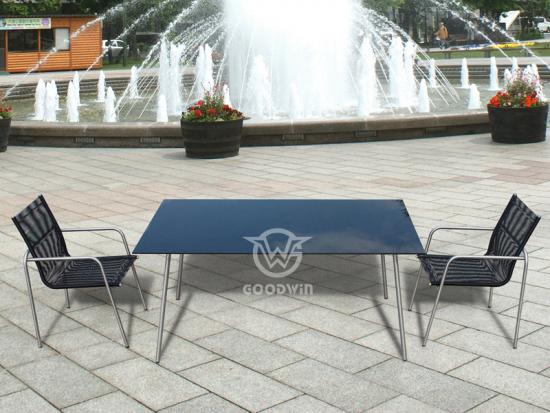 All Weather Outdoor Furniture Square Dining Table Set