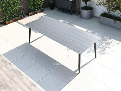 Patio Rectangle Aluminum Dining Table