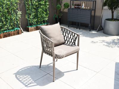Garten im Freien Terrassenmöbel Aluminium Rahmen Esstisch Set Set