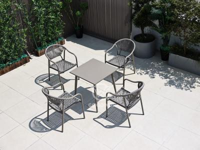 Outdoor Restaurant Dining Chair And Table Set
