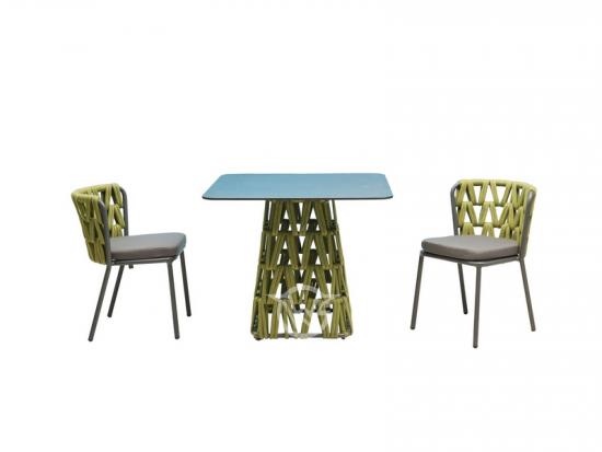 Modern Square Dining Table Set